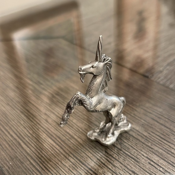Vintage Spoontiques Unicorn 1981 Pewter Miniature Figure PP524 - Picture 5 of 16